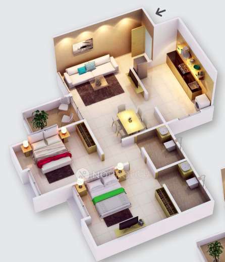2 BHK Flat In Vtp Purvanchal For Sale  In Wagholi