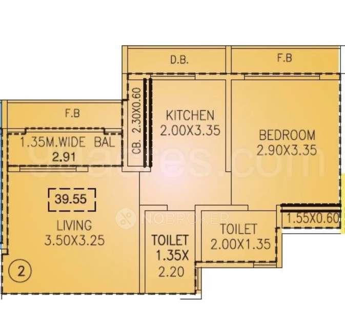 1 BHK Flat In Cosmos Legend For Sale  In Virar West