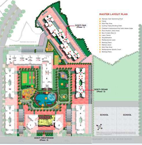 3 BHK Flat In Dosti West County For Sale  In Thane West