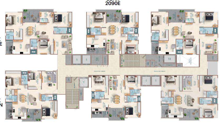 3 BHK Flat In Asbl Broadway For Sale  In Financial District