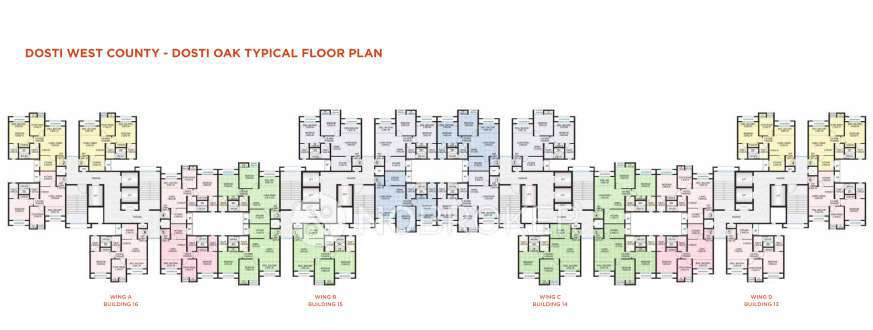 1 BHK Flat In Dosti West County For Sale  In  Thane West