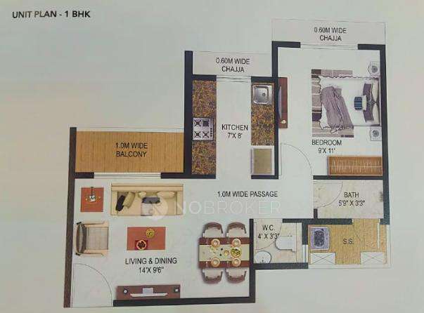 1 BHK Flat In Today Saubhagyam Gold Rush For Sale  In Panvel