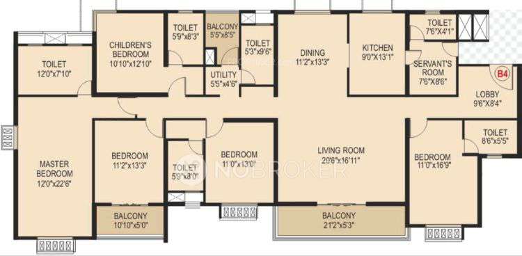 4+ BHK Flat In Qubix Blueridge Sez  For Sale  In  Hinjewadi, Pune