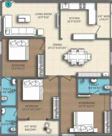 3 BHK Flat In Devi Homes Samruddhi For Sale  In Patancheru