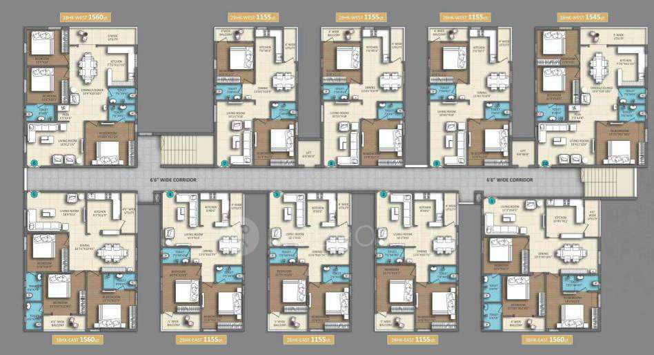 3 BHK Flat In Devi Homes Samruddhi For Sale  In Patancheru