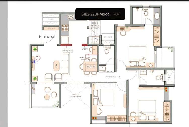3 BHK Flat In Vilas Yashwin Encore For Sale  In Wakad