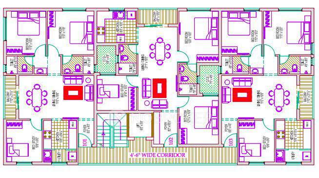 3 BHK Flat In Kcs Golden Lotus For Sale  In Sholinganallur
