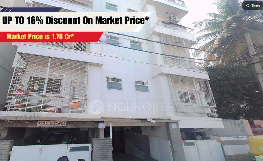 2 BHK Flat In Bank Auction Property - Swathi Gold Apartment For Sale  In Chandra Layout