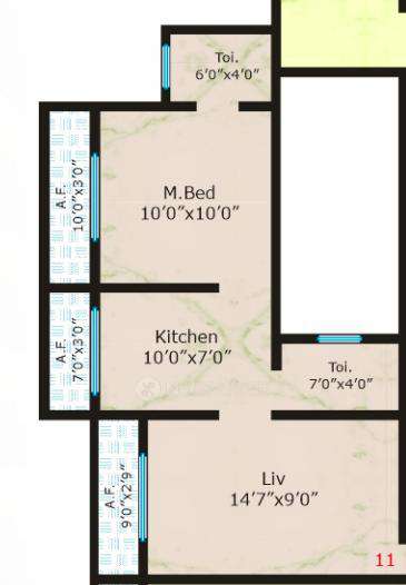 1 BHK Flat In Krishika Romal Kirti For Sale  In Vasai-virar, Maharashtra, India