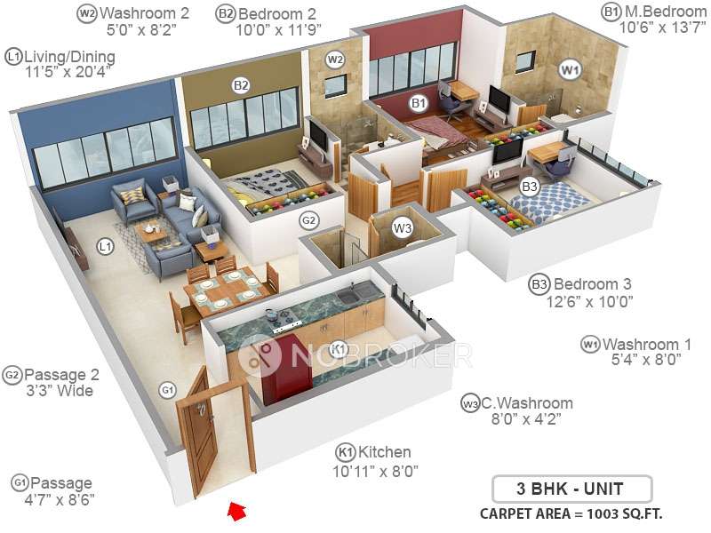 2 BHK Flat In Acme Boulevard For Sale  In Jogeshwari East