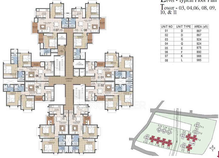 2 BHK Flat In Prestige Primerose Hills, Banashankari Stage 6, Bangalore For Sale  In Banashankari Stage 6, Bangalore
