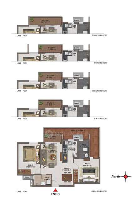 2 BHK Flat In Casagrand Utopia, Manapakkam For Sale  In Manapakkam