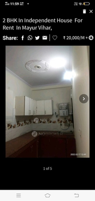 2 BHK House for Rent  In Acharya Niketan, Mayur Vihar Phase 1