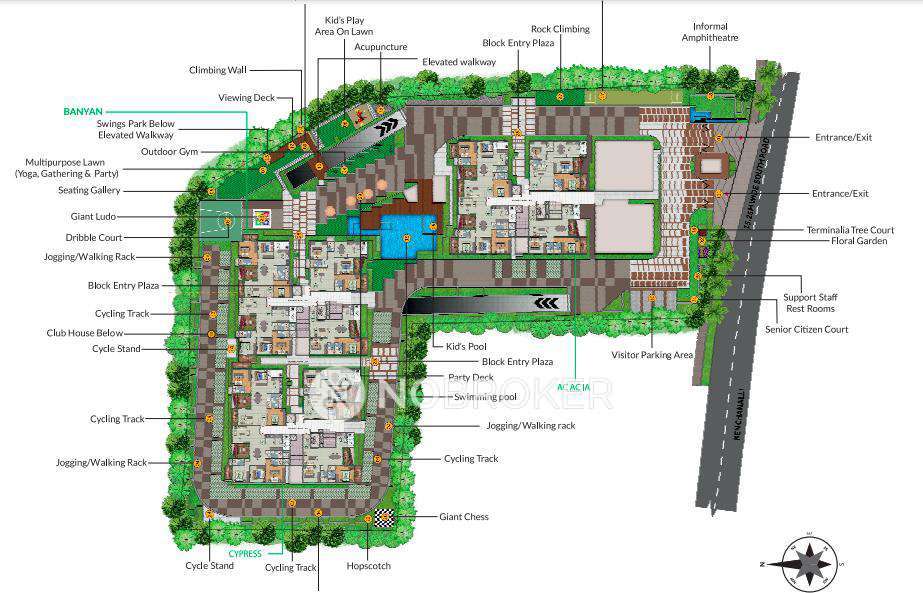 3 BHK Flat In Elegant Terraces For Sale  In Hosakerehalli