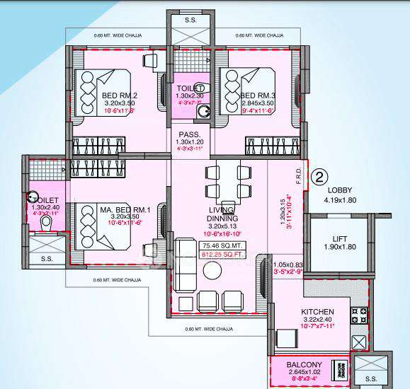 2 BHK Flat In  Integrated Kavya For Sale  In Andheri West