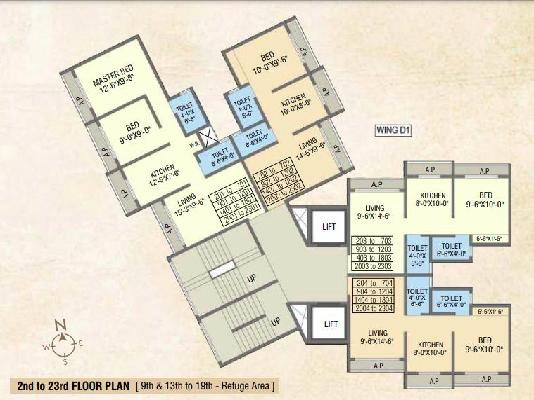 1 BHK Flat In Shree Balaji Pristine For Sale  In Nalasopara