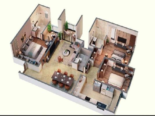 3 BHK Flat In Vaishnavi At One Krishna Brindavan For Sale  In Jp Nagar