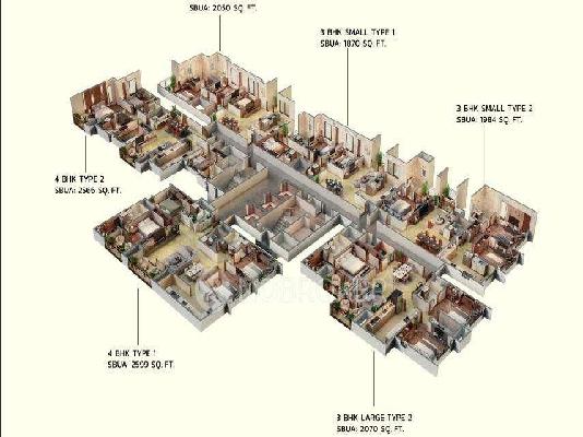 3 BHK Flat In Vaishnavi At One Krishna Brindavan For Sale  In Jp Nagar