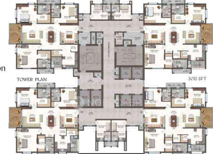 3 BHK Flat In Rajapushpa Aurelia For Sale  In Tellapur