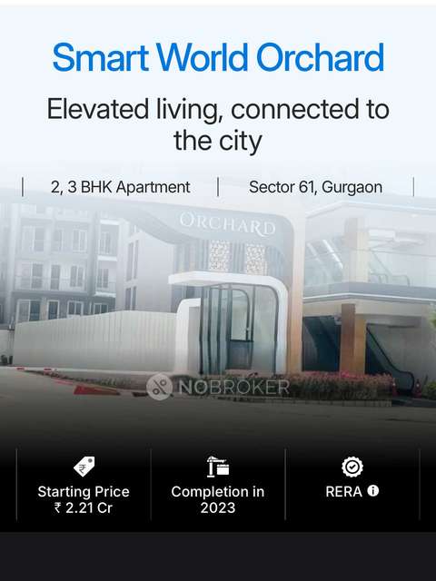 3 BHK Villa for Rent  In Smart World Orchard