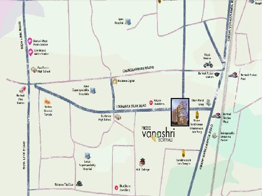 2 BHK Flat In Nicco Vanashri For Sale  In Borivali West