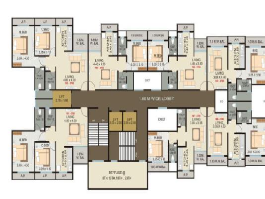 1 BHK Flat In Sky Tisai Residency For Sale  In Tisgao Naka 