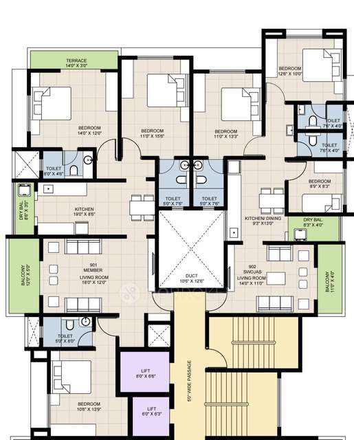 3 BHK Flat For Sale  In Vallabhniwas Co-op Housing Society Ltd