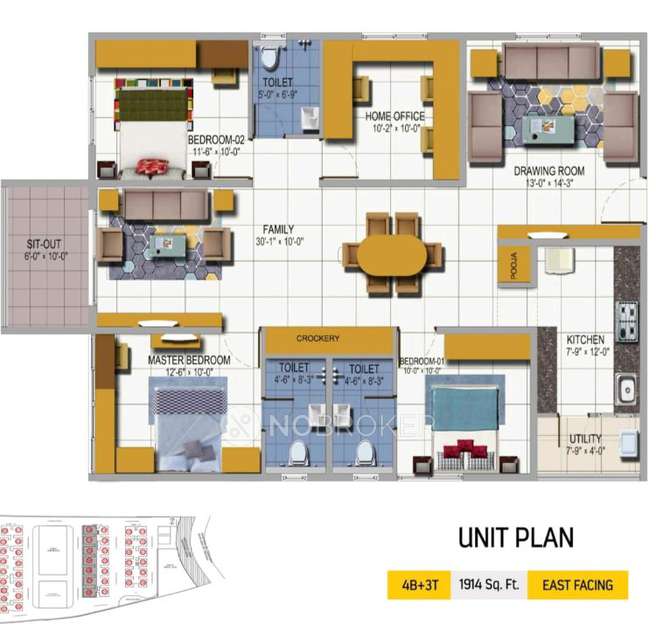4 BHK Flat In Urbanrise On Cloud 33, Bachupally For Sale  In Bachupally