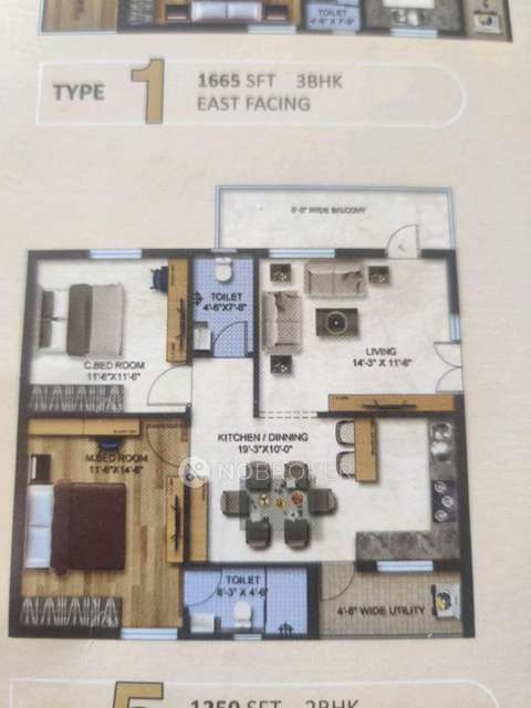 2 BHK Flat In Aaditri Empire, Velimela, Hyderbad For Sale  In Kollur