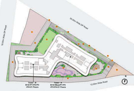 3 BHK Flat In Kohinoor Downtown For Sale  In Wakad