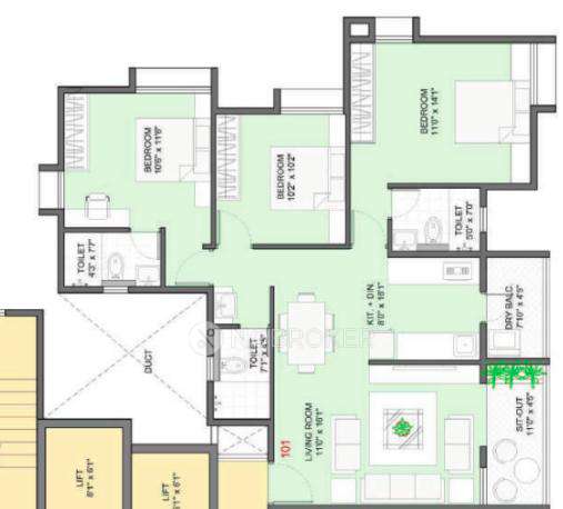 3 BHK Flat In Badhekar Sneh For Sale  In Kothrud