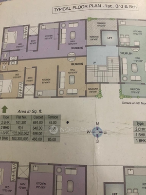 1 BHK Flat In Rainbow Apartment for Rent  In Wakad