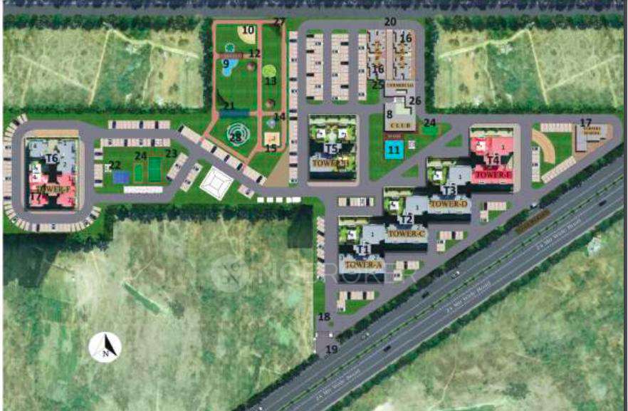 2 BHK Flat In Pareena Coban Residences For Sale  In Sector 99a