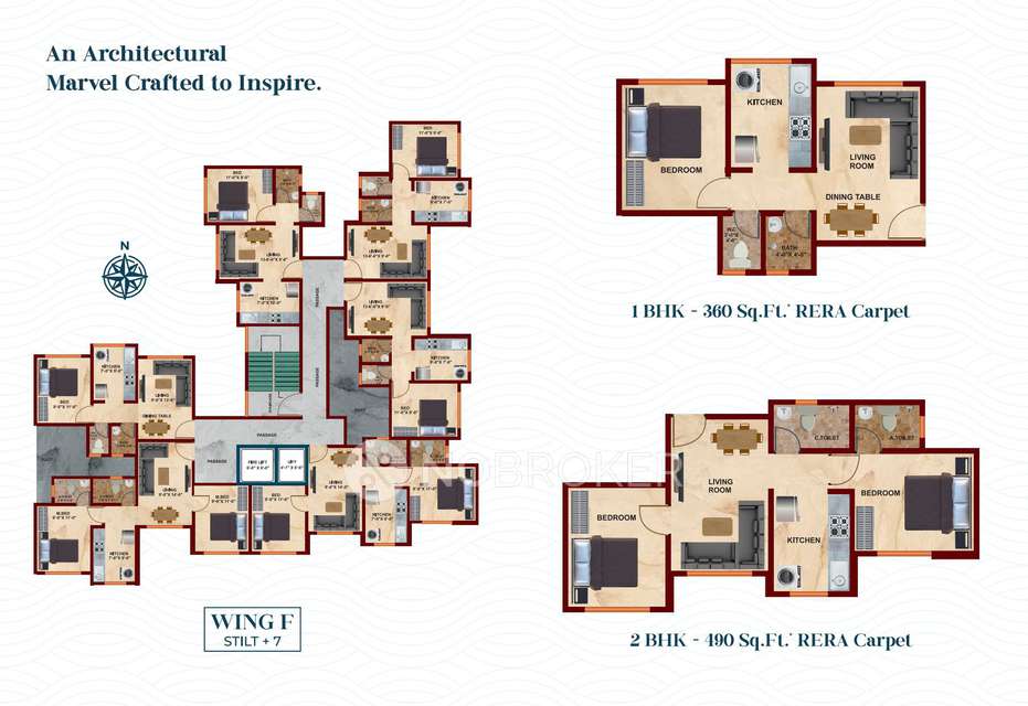 2 BHK Flat In Skyline Riverside For Sale  In Dahivali