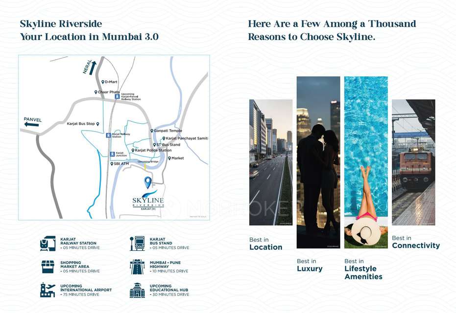 2 BHK Flat In Skyline Riverside For Sale  In Dahivali