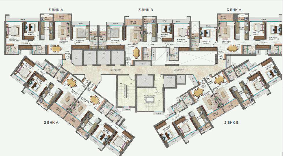 3 BHK Flat In Ellora Rainbow Life For Sale  In Navi Mumbai