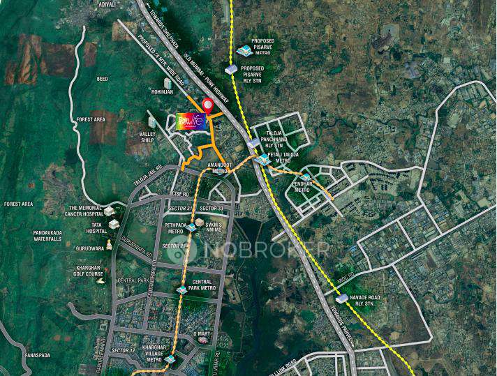 3 BHK Flat In Ellora Rainbow Life For Sale  In Navi Mumbai