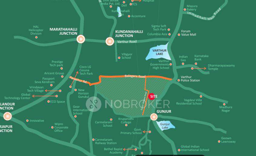 3 BHK Flat In Infinity Greenwoods For Sale  In Varthur