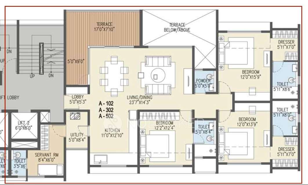 4 BHK Flat In Ganga Acropolis, Baner For Sale  In Baner