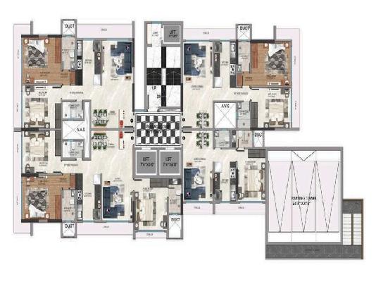 3 BHK Flat In Sanghvi Crystal For Sale  In Khar