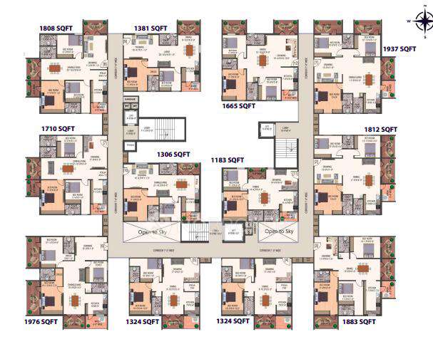 3 BHK Flat In Vantage Kvs Raju Towers For Sale  In Lb Nagar