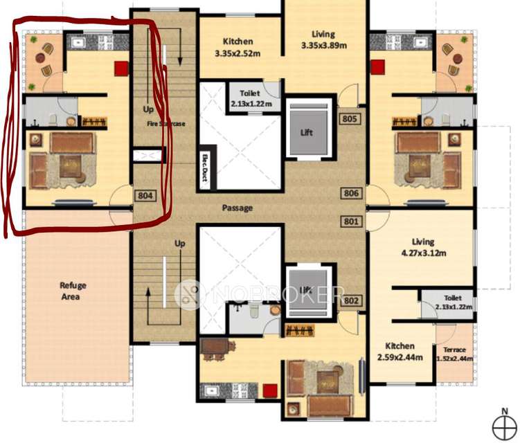 1 RK Flat In Nyati Enchante for Rent  In  Wadgaon Sheri