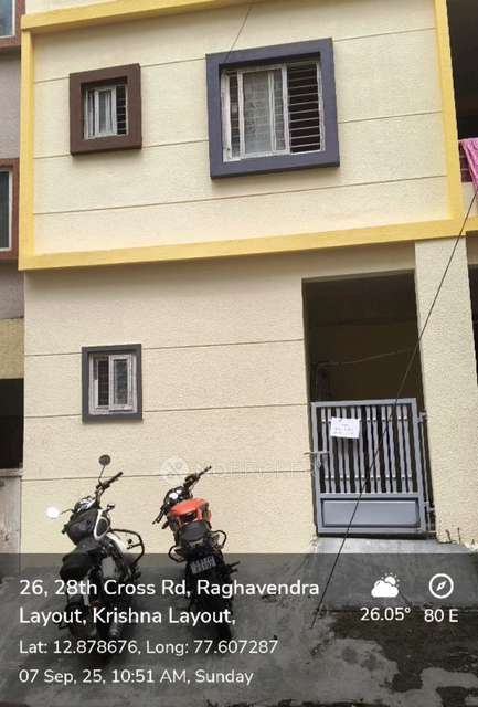 1 BHK House for Rent  In Hulimavu