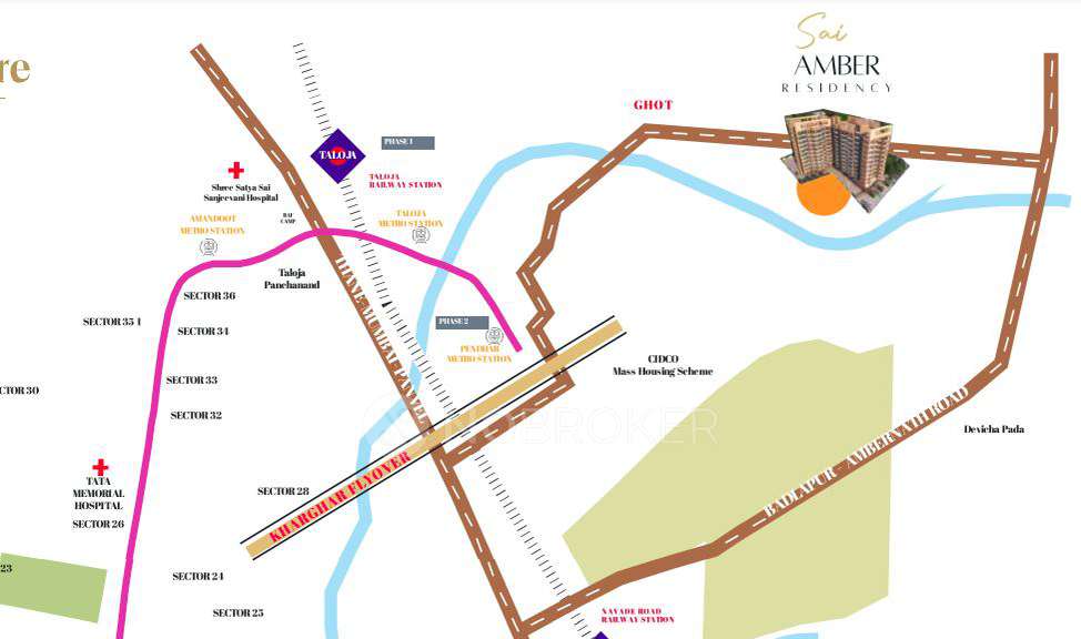 1 BHK Flat In Sai Amber Residency For Sale  In Taloja