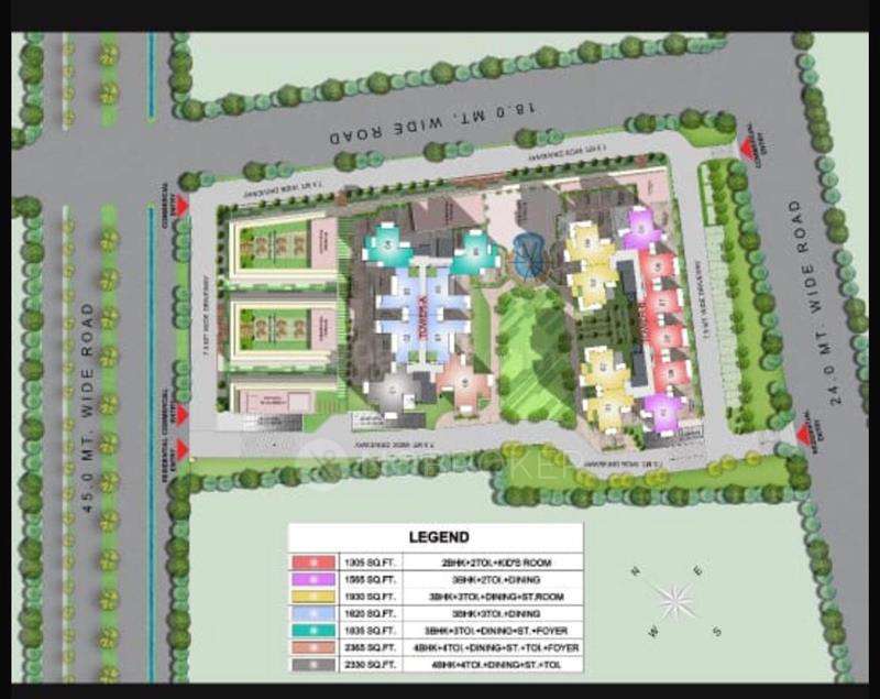 3 BHK Flat In Ajnara Fragrance, Raj Nagar Extension For Sale  In Raj Nagar Extension