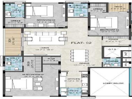 3 BHK Flat In Altis Palacio Court  For Sale  In Nungambakkam