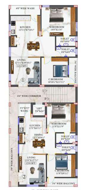 2 BHK Flat In Klr Ganga Elite For Sale  In Hayathnagar_khalsa,