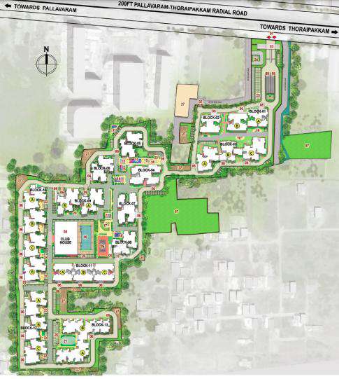 4 BHK Flat In Prestige Pallavaram Gardens For Sale  In Pallavaram