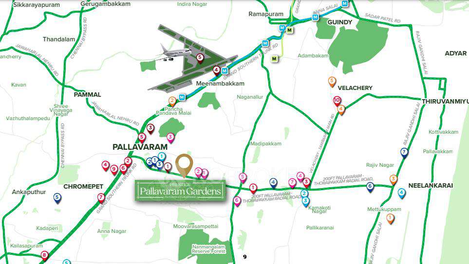 4 BHK Flat In Prestige Pallavaram Gardens For Sale  In Pallavaram