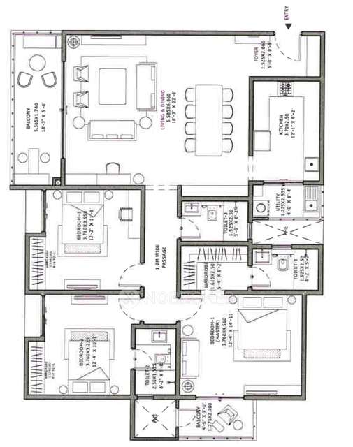 3 BHK Flat In Assetz Bloom And Dell, Doddabanahalli For Sale  In Doddabanahalli